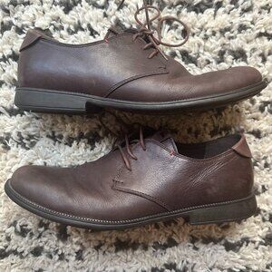 Camper Men's Brown Leather Shoes - European Size 43